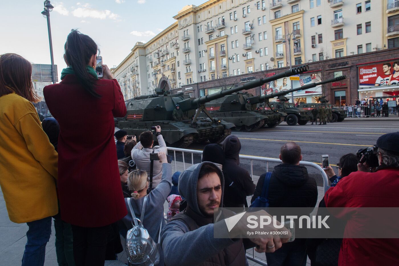 Victory Day parade rehearsal