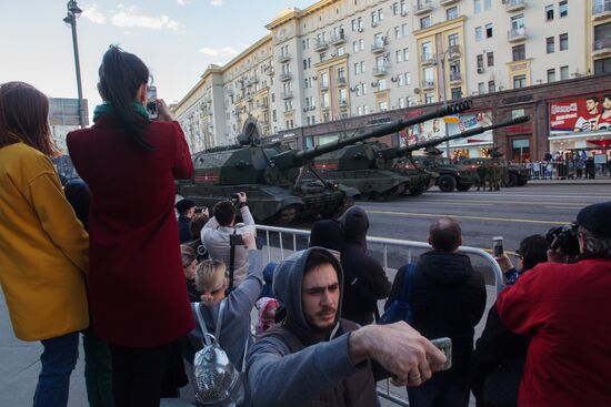 Victory Day parade rehearsal