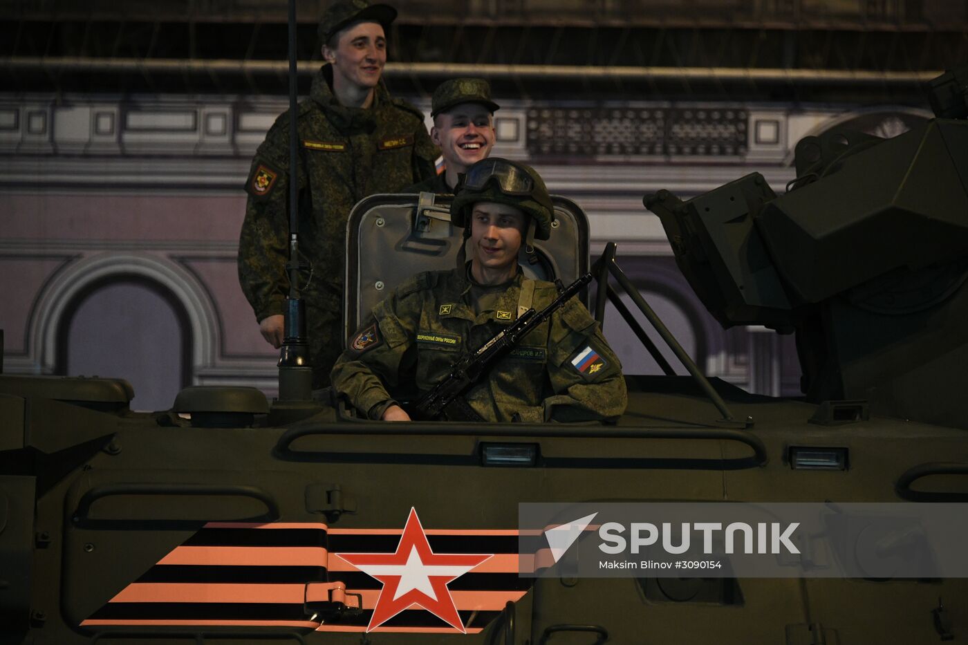 Victory Day parade rehearsal
