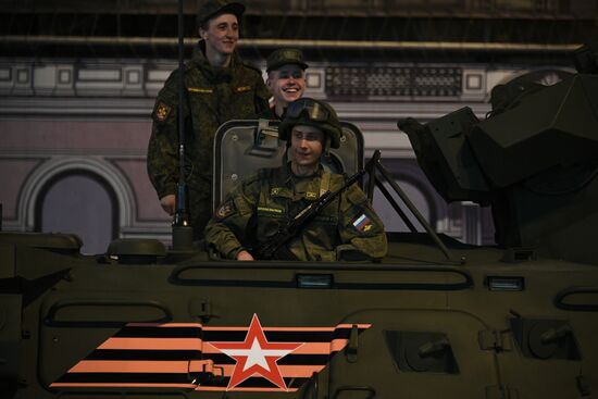 Victory Day parade rehearsal