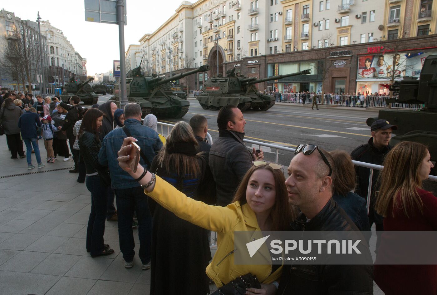 Victory Day parade rehearsal