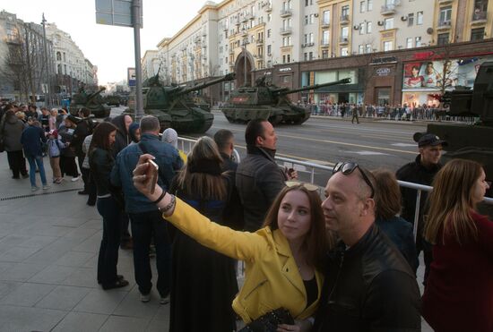 Victory Day parade rehearsal