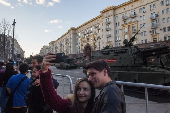 Victory Day parade rehearsal