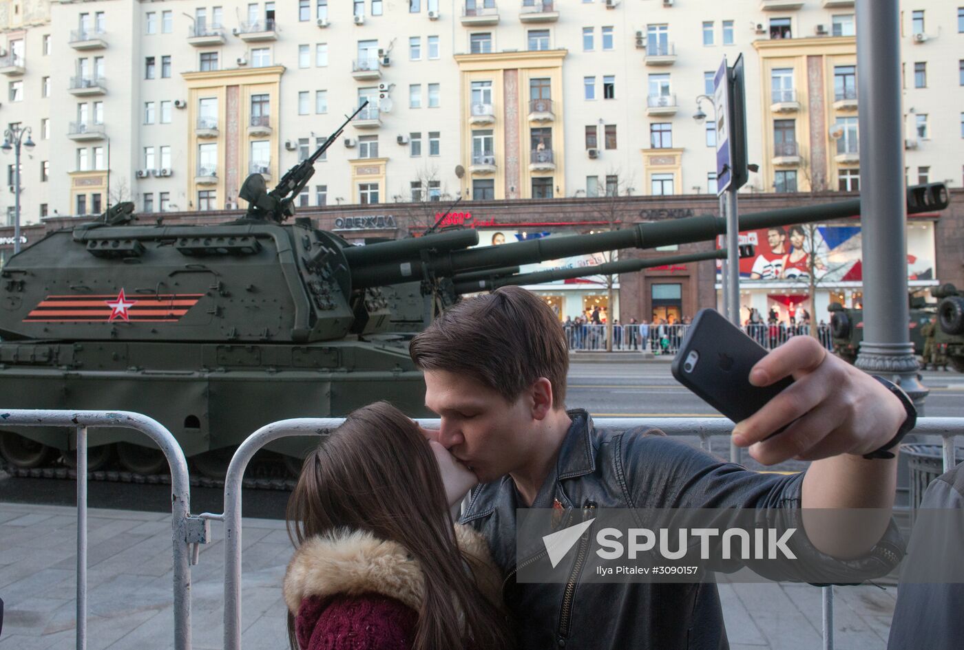 Victory Day parade rehearsal