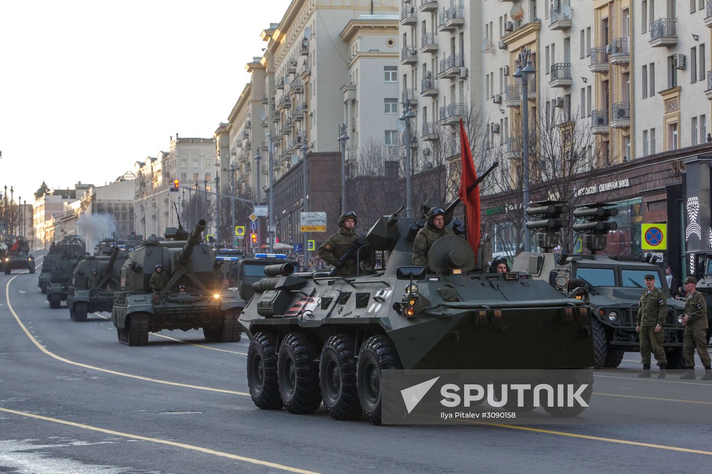 Victory Day parade rehearsal