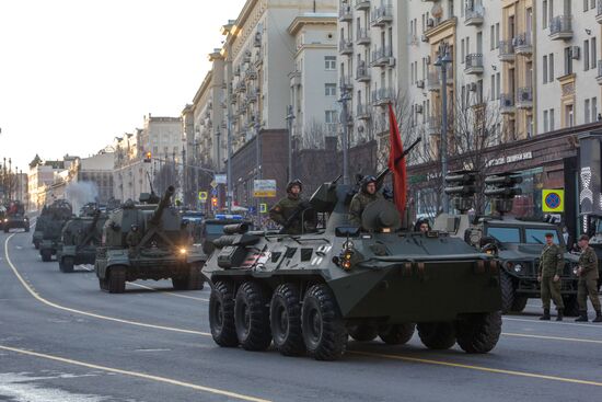 Victory Day parade rehearsal