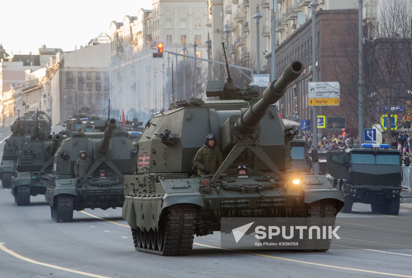 Victory Day parade rehearsal