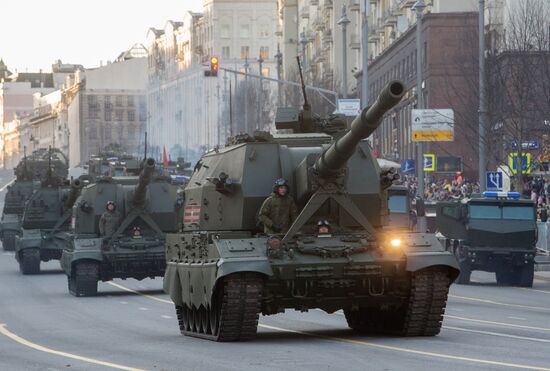 Victory Day parade rehearsal