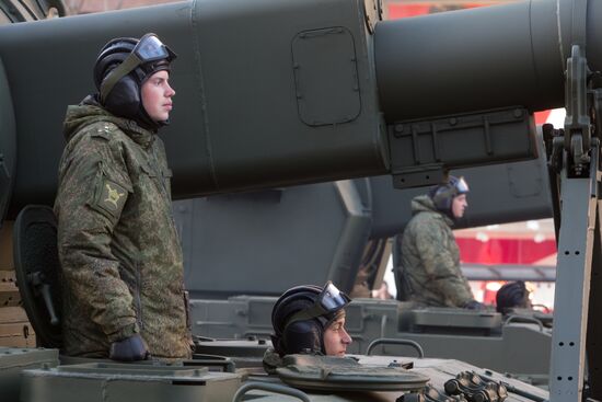 Victory Day parade rehearsal
