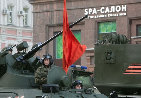 Victory Day parade rehearsal