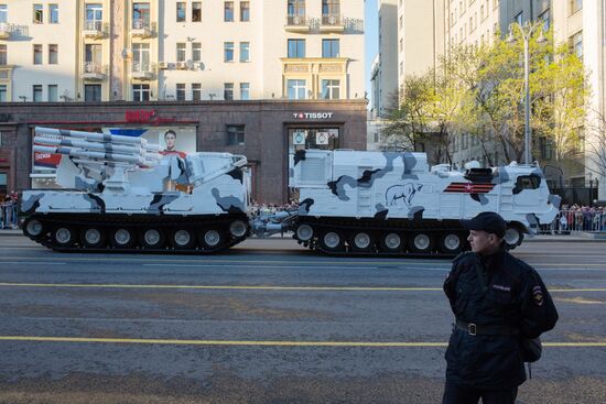 Victory Day parade rehearsal