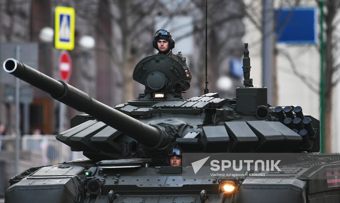 Victory Day parade rehearsal