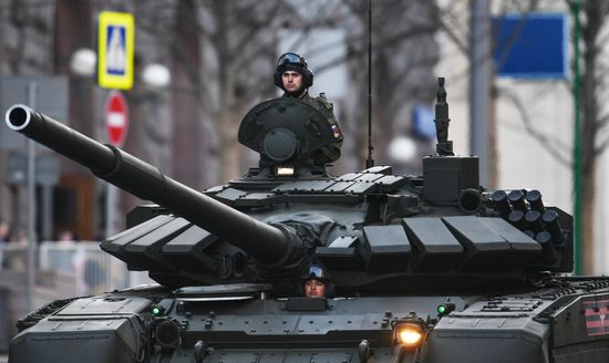 Victory Day parade rehearsal