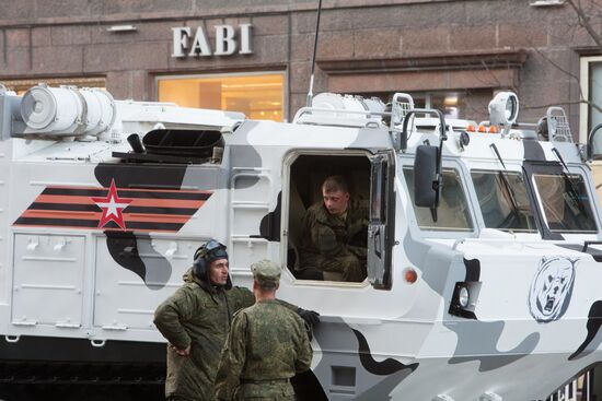 Victory Day parade rehearsal
