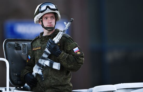 Victory Day parade rehearsal