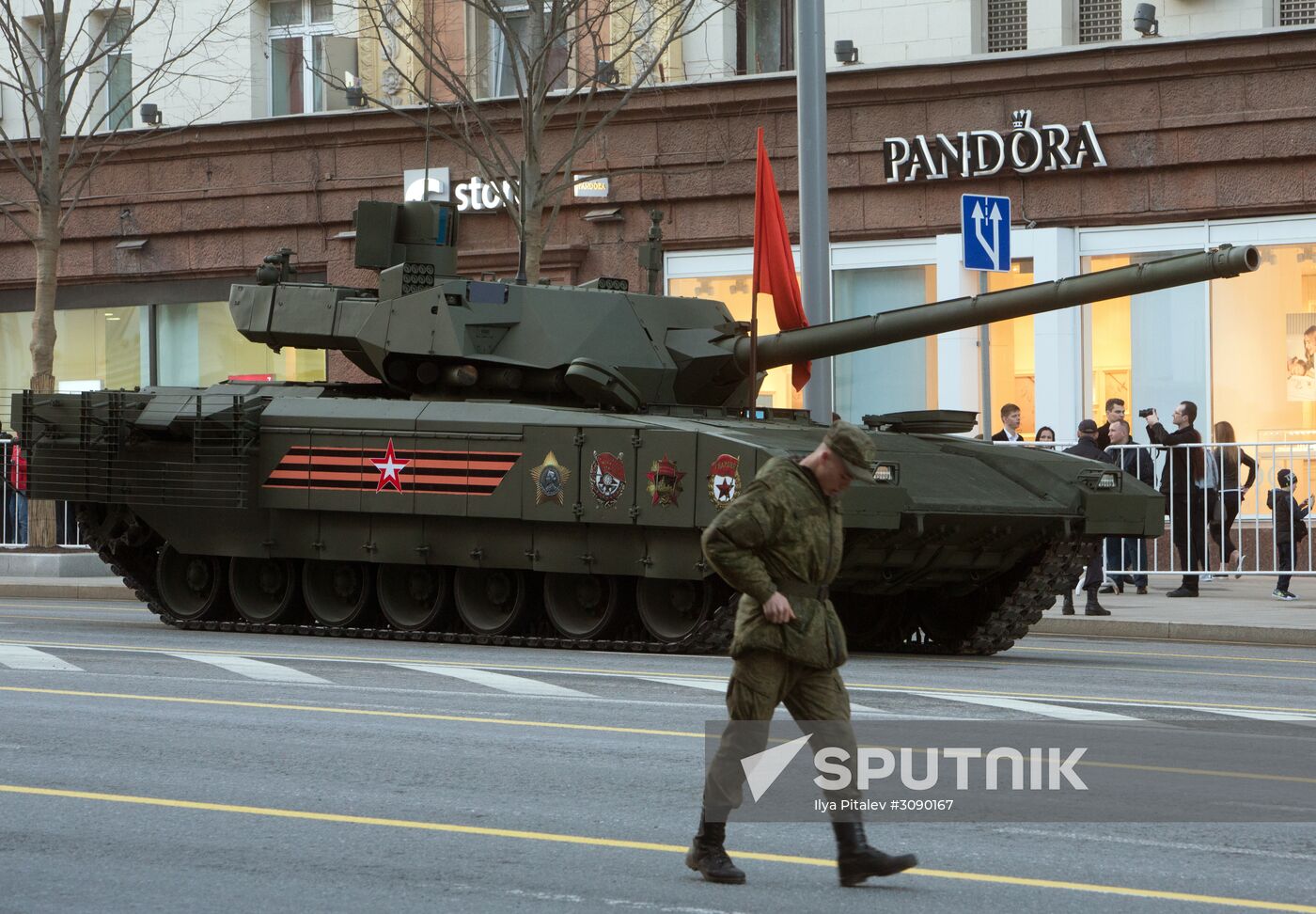 Victory Day parade rehearsal