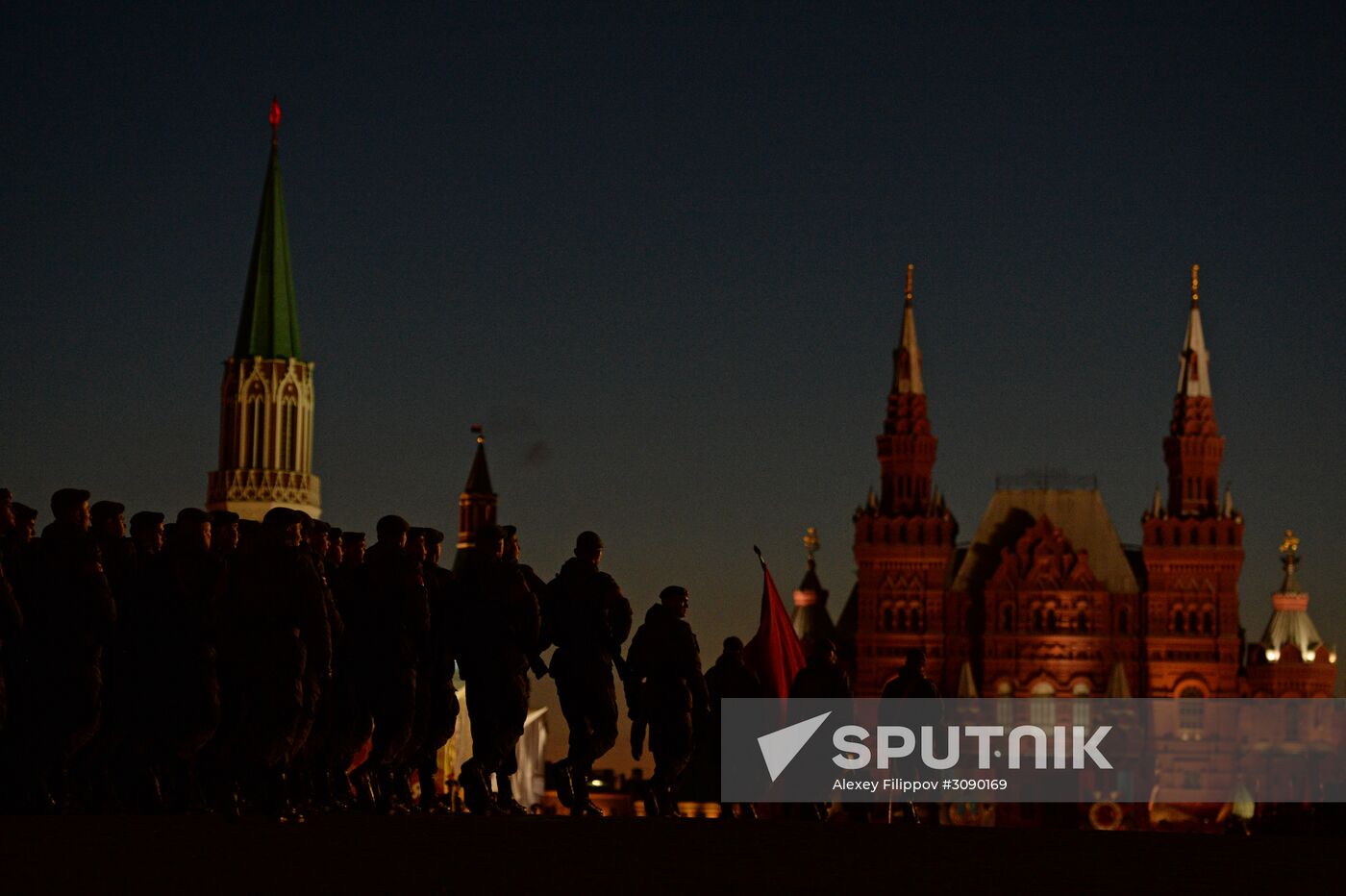 Victory Day parade rehearsal