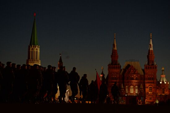 Victory Day parade rehearsal