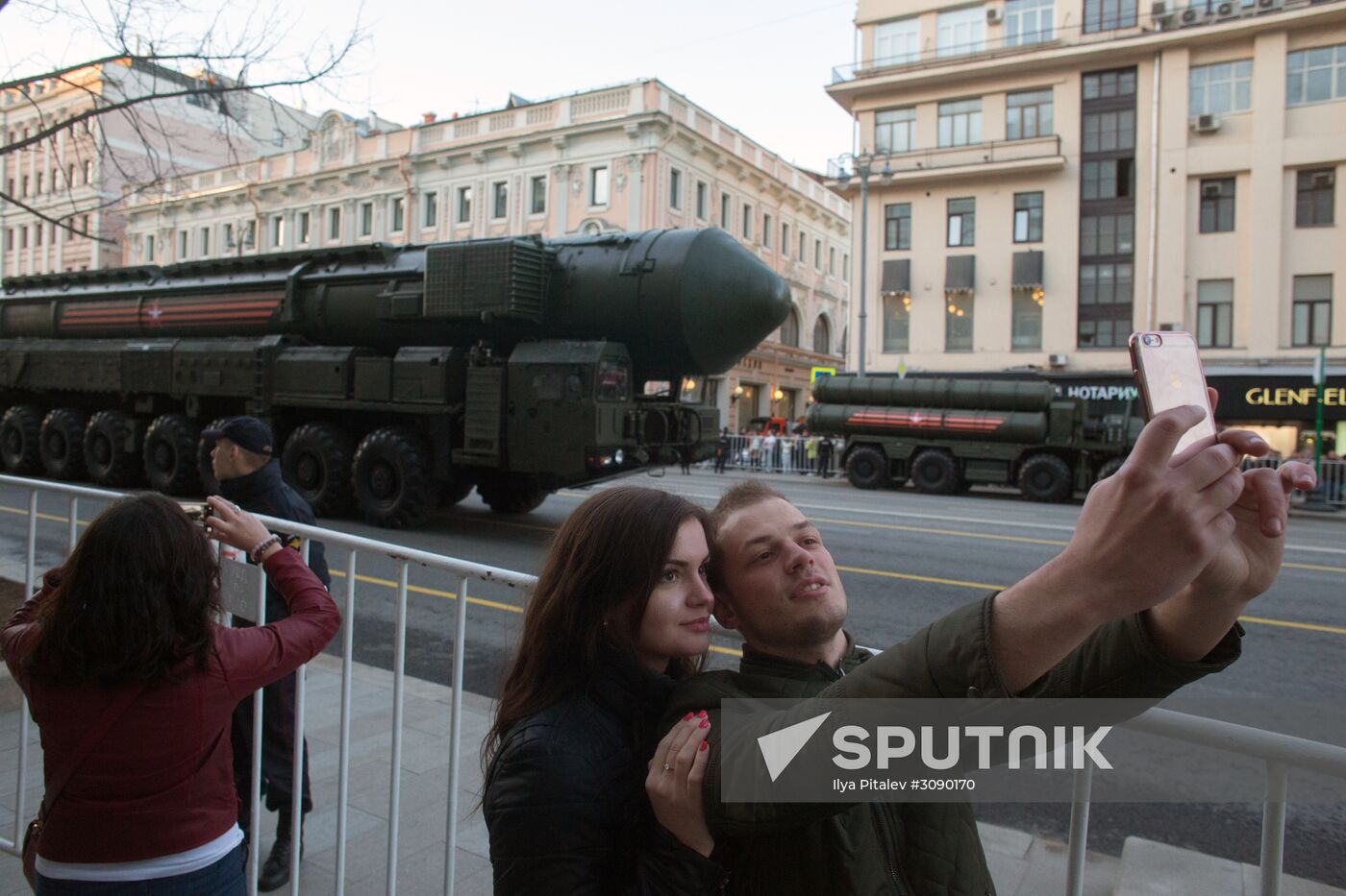 Victory Day parade rehearsal