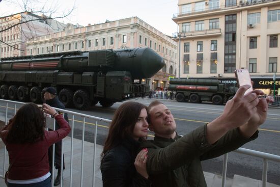 Victory Day parade rehearsal