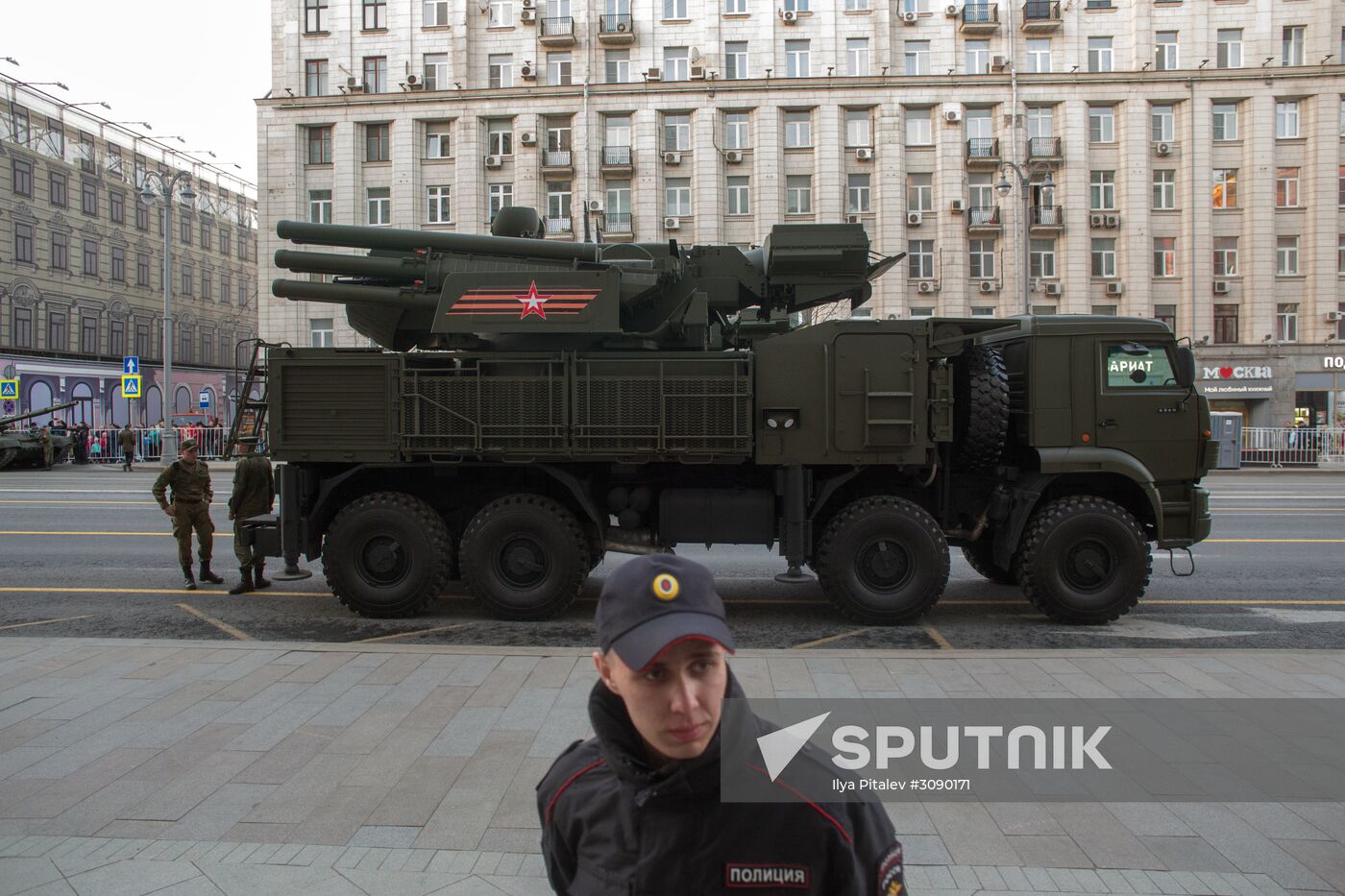 Victory Day parade rehearsal