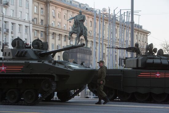 Victory Day parade rehearsal