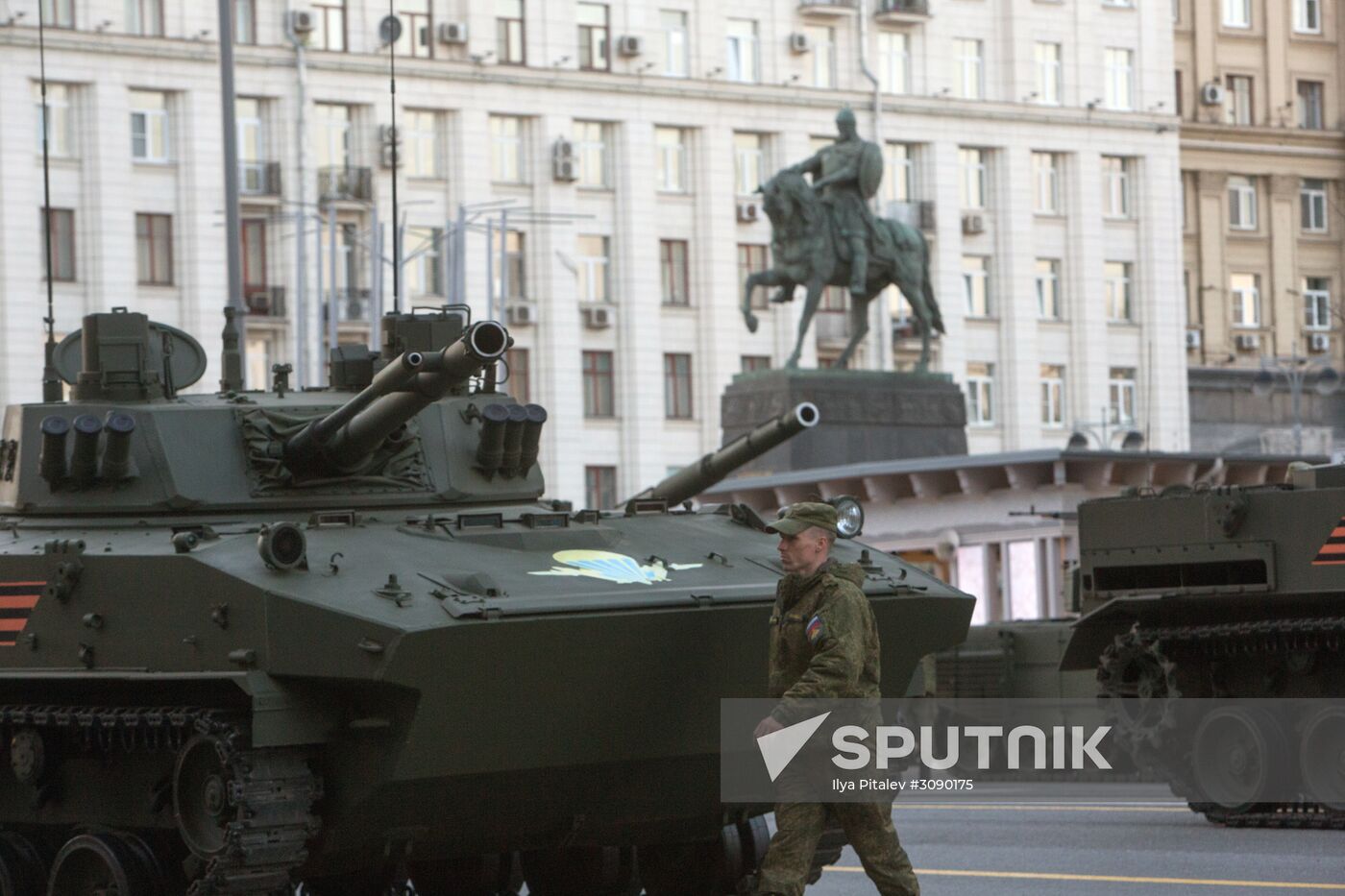 Victory Parade rehearsal