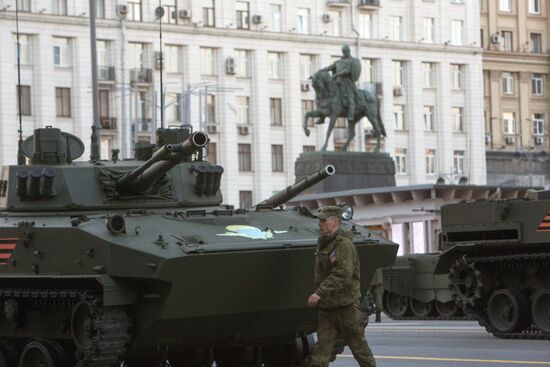 Victory Parade rehearsal