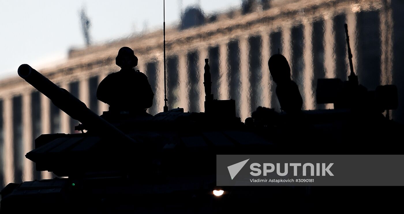 Victory Day parade rehearsal