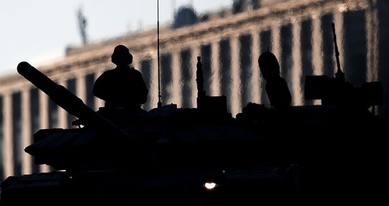Victory Day parade rehearsal