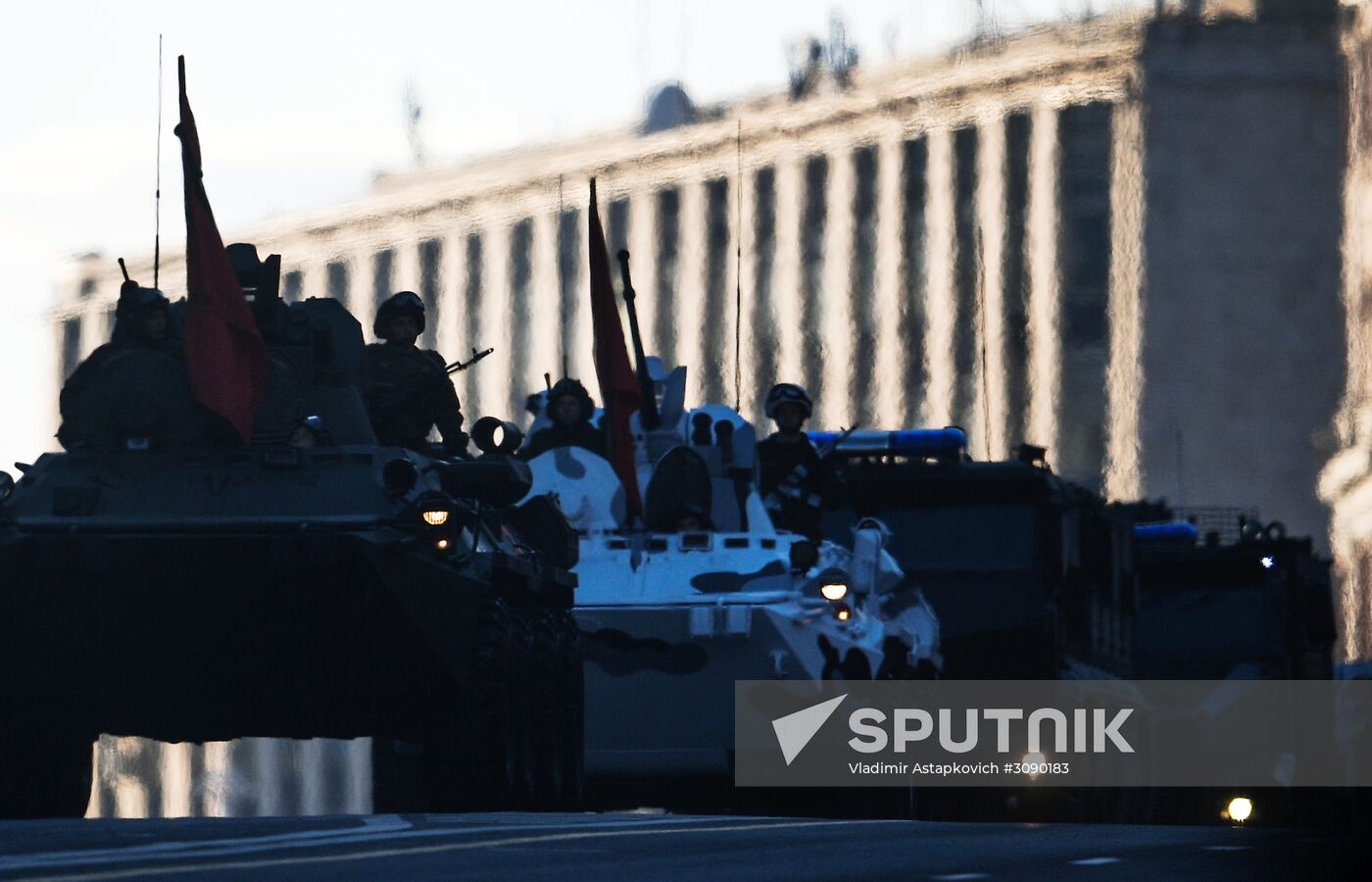 Victory Day parade rehearsal