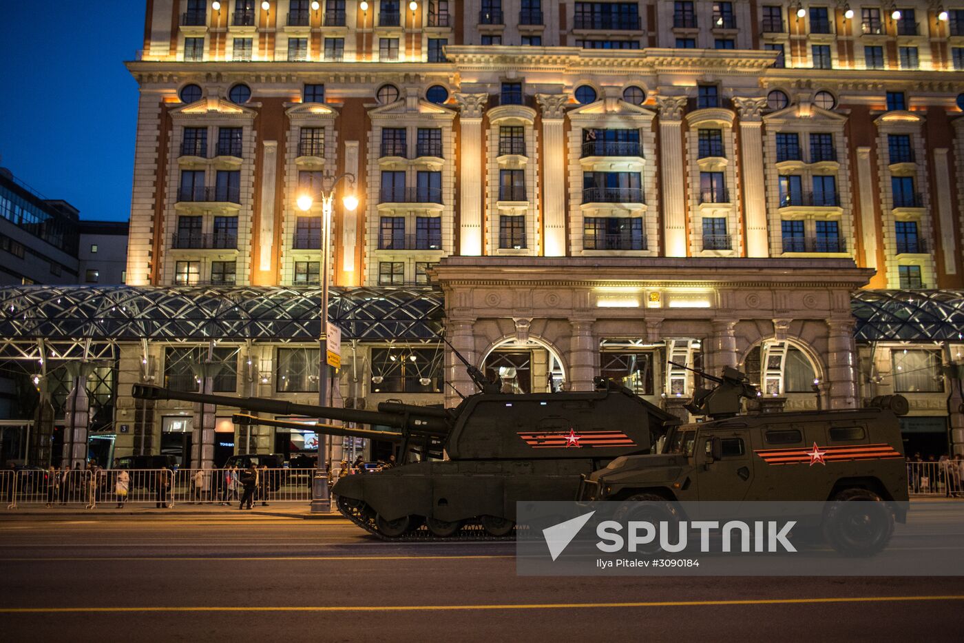 Victory Day parade rehearsal