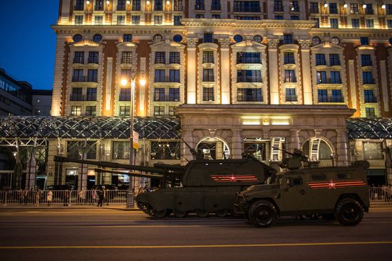 Victory Day parade rehearsal