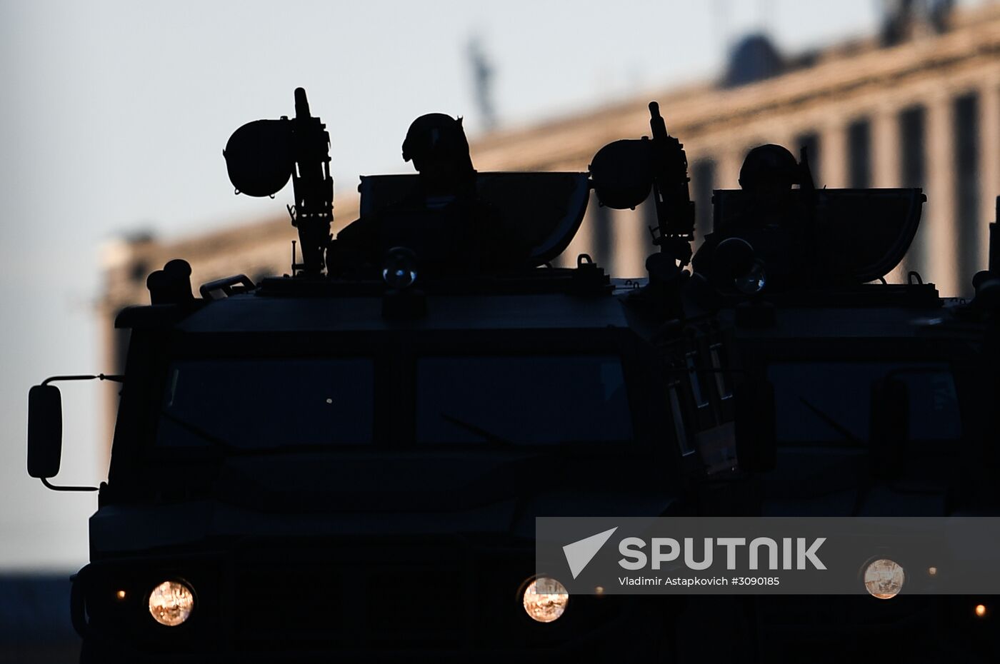 Victory Day parade rehearsal