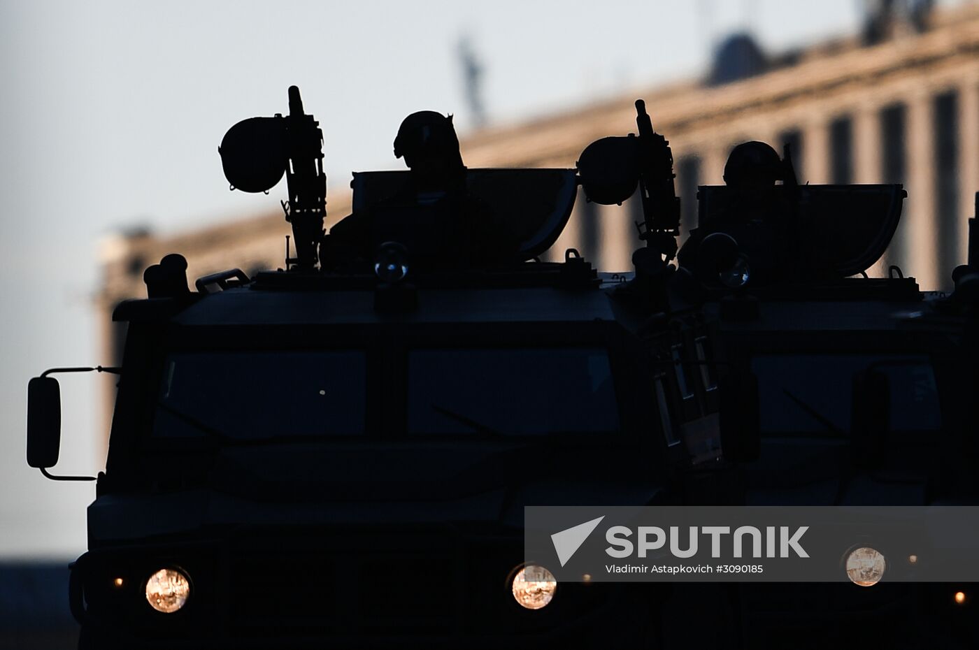 Victory Day parade rehearsal