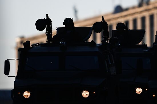 Victory Day parade rehearsal