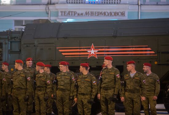 Victory Day parade rehearsal