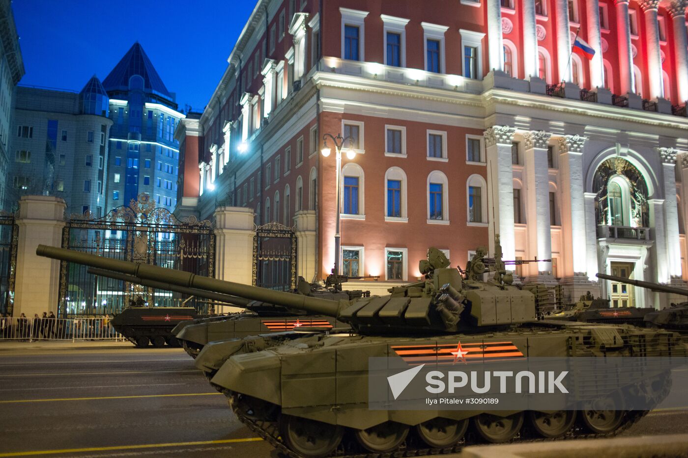Victory Day parade rehearsal