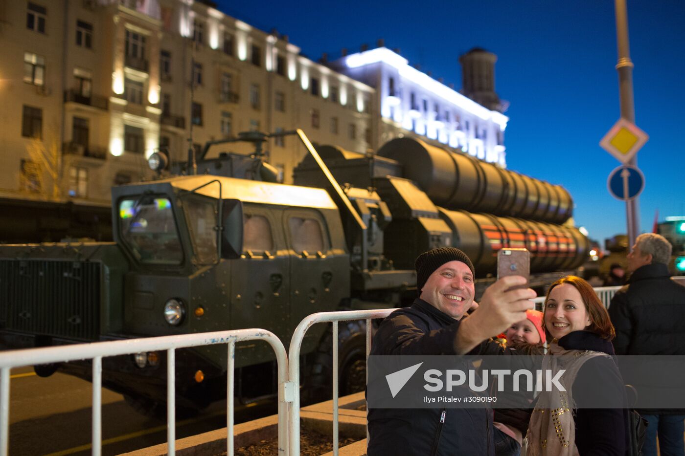 Victory Day parade rehearsal