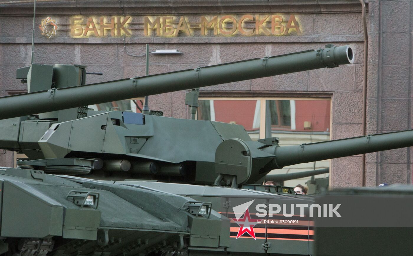 Victory Day parade rehearsal