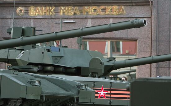 Victory Day parade rehearsal