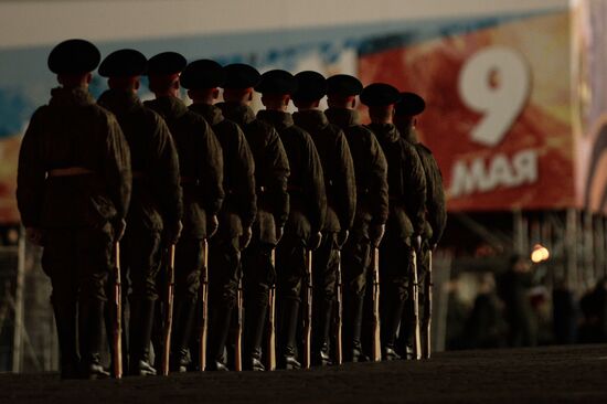 Victory Day parade rehearsal