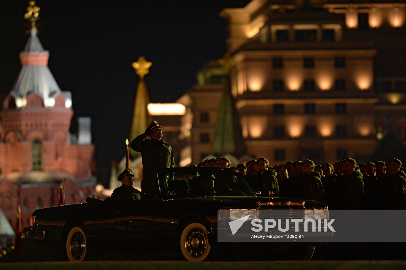 Victory Day parade rehearsal
