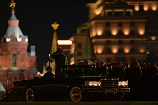 Victory Day parade rehearsal