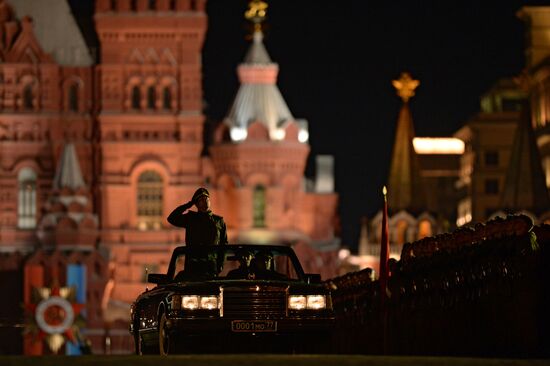 Victory Day parade rehearsal