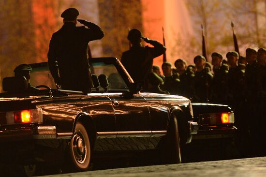 Victory Day parade rehearsal