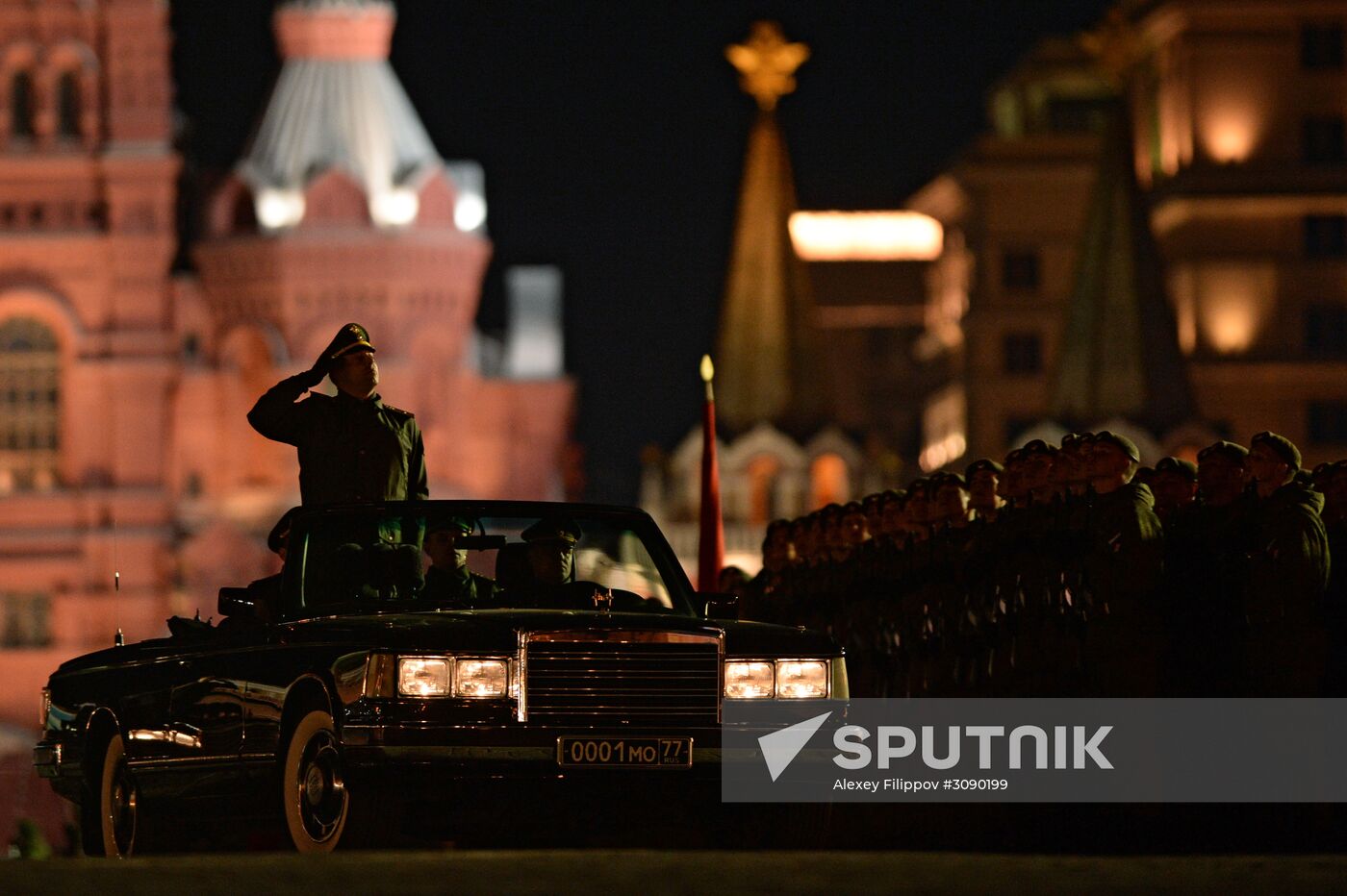 Victory Day parade rehearsal