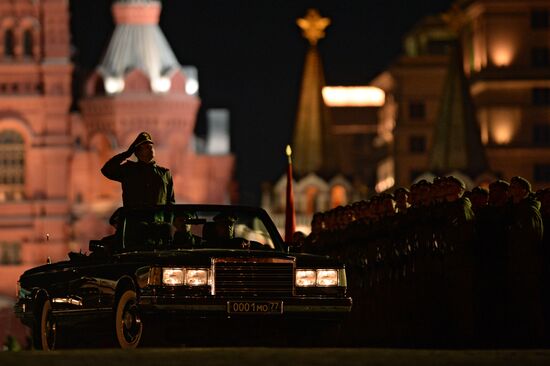 Victory Day parade rehearsal