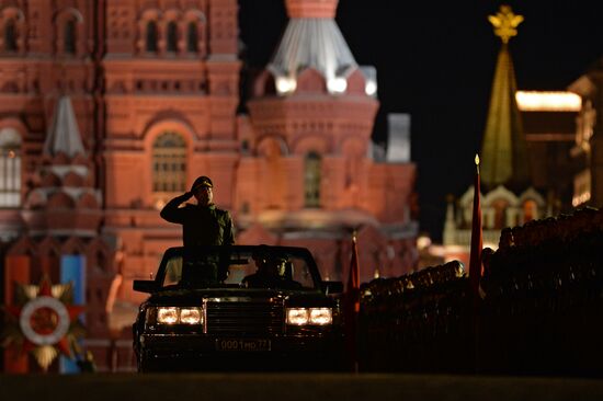 Victory Day parade rehearsal