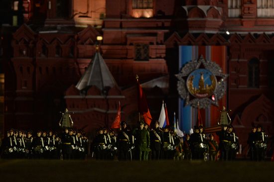 Victory Day parade rehearsal